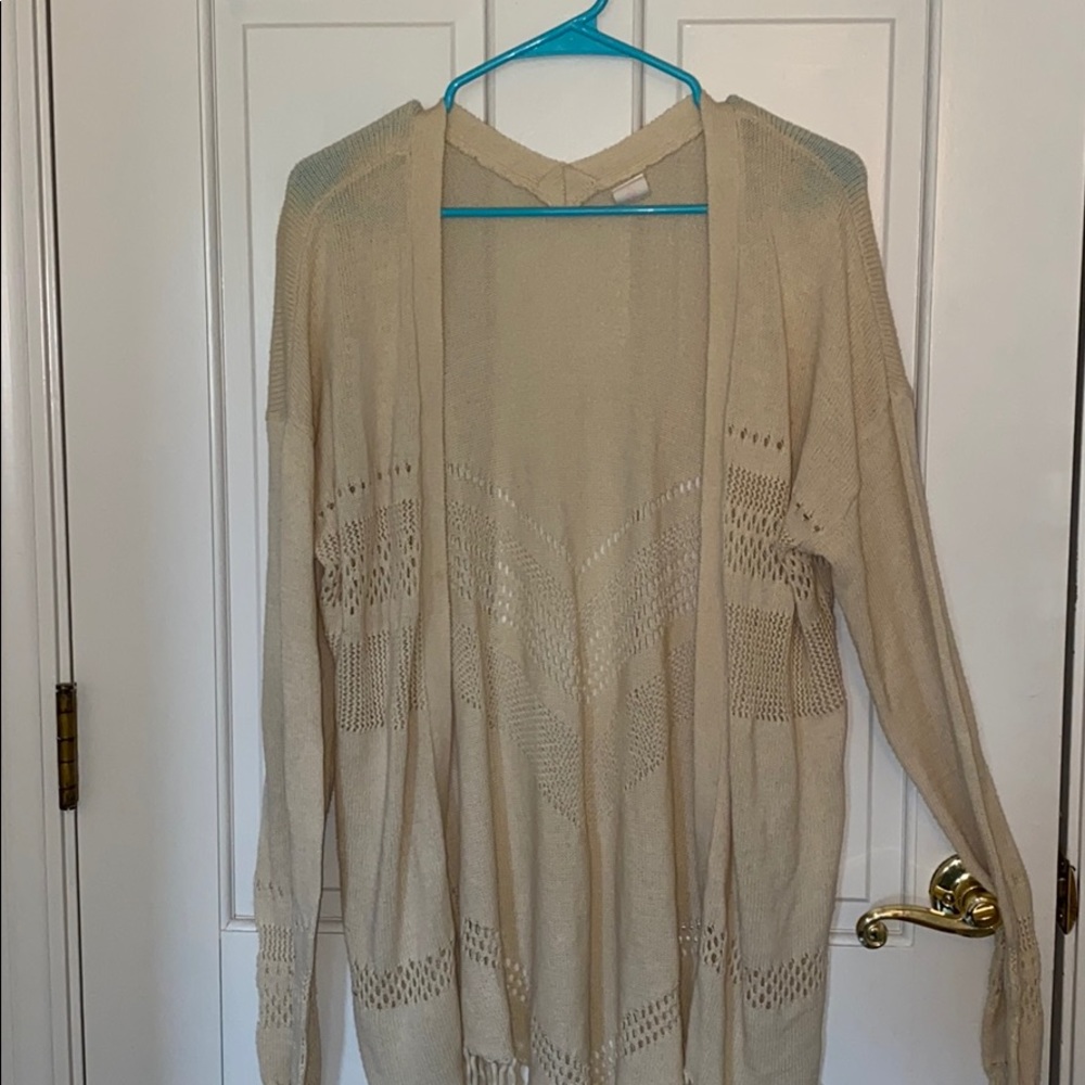 Cream Boho Sweater